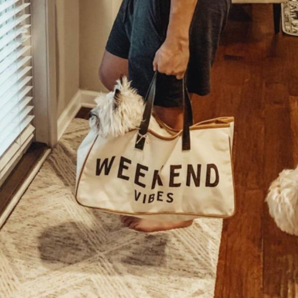 diaper bags canvas bag 20" x 11" weekend vibes beach votton large capacity handbag in black lettering on cream
diaper bags canvas bag 20" x 11" weekend vibes beach votton large capacity handbag in black lettering on cream