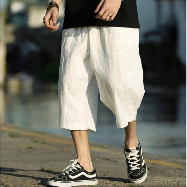 men's pants 2021 sinicism sweatpants male cross low rise lantern men ultralarge harem cotton linen hiphop jogger trousers, Black
men's pants 2021 sinicism sweatpants male cross low rise lantern men ultralarge harem cotton linen hiphop jogger trousers, Black