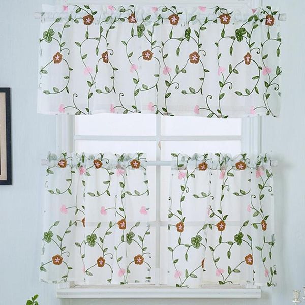 curtain & drapes flower pattern through rod short home kitchen cafe gift shop decoration
curtain & drapes flower pattern through rod short home kitchen cafe gift shop decoration