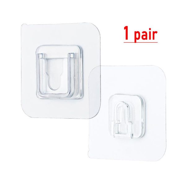 hooks & rails double-sided self adhesive hook strong transparent wall stick storage holder punch-for kitchen bathroom suction
hooks & rails double-sided self adhesive hook strong transparent wall stick storage holder punch-for kitchen bathroom suction