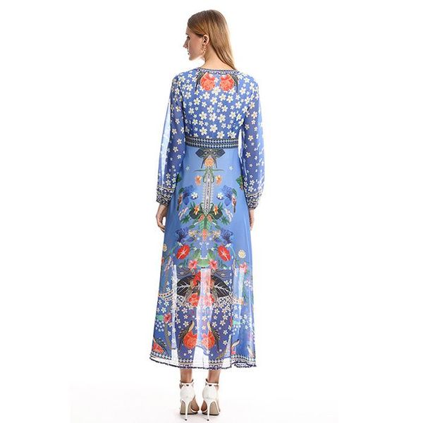 casual dresses 2021 arrival luxury runway designer long sleeve v neck chiffon floral print women dress female, Black;gray
casual dresses 2021 arrival luxury runway designer long sleeve v neck chiffon floral print women dress female, Black;gray