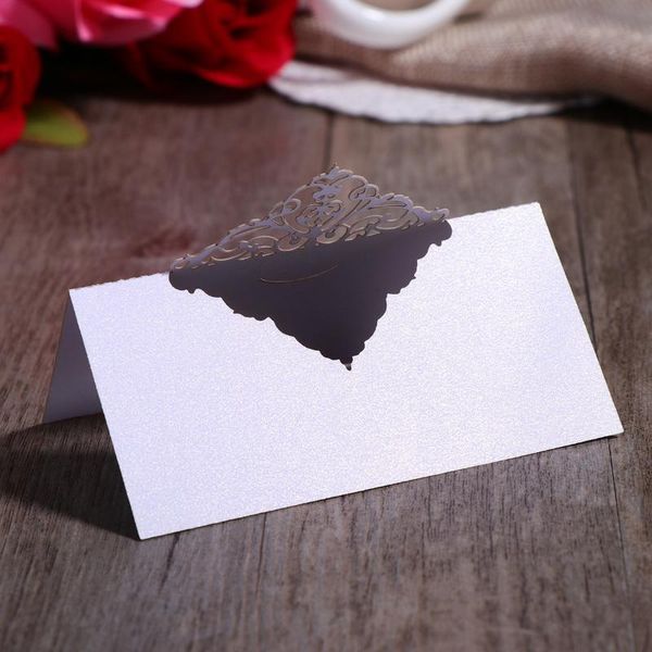 greeting cards 50pcs hollow flower cut name place table decoration small tent for wedding party - white
greeting cards 50pcs hollow flower cut name place table decoration small tent for wedding party - white