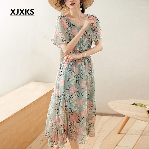 casual dresses xjxks high-end printed women dress 2021 bohemian style round neck short sleeve summer1, Black;gray
casual dresses xjxks high-end printed women dress 2021 bohemian style round neck short sleeve summer1, Black;gray