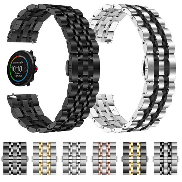 watch bands stainless steel metal wrist strap for polar vantage m2 m/ignite 2 band grit x/unite bracelet correa 20mm 22mm, Black;brown
watch bands stainless steel metal wrist strap for polar vantage m2 m/ignite 2 band grit x/unite bracelet correa 20mm 22mm, Black;brown