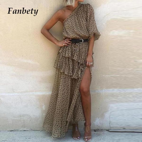 casual dresses 2021 summer fashion irregular ruffle design party dress women elegant off shoulder dot print chiffon vestidos, Black;gray
casual dresses 2021 summer fashion irregular ruffle design party dress women elegant off shoulder dot print chiffon vestidos, Black;gray