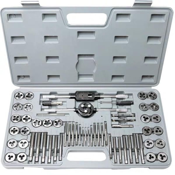 hand tools 60pcs/lot tap and die sets metric for metal working aggregate screw thread
hand tools 60pcs/lot tap and die sets metric for metal working aggregate screw thread