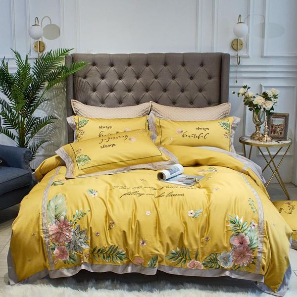bedding sets yellow 100s egyptian cotton set tropical plants flowers linen cover duvet bed embroidery pillowcase king sheet
bedding sets yellow 100s egyptian cotton set tropical plants flowers linen cover duvet bed embroidery pillowcase king sheet
