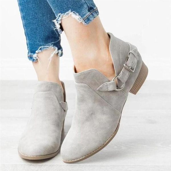 boots large size 35-43 women bare belt slip on casual shoes 2021 autumn winter retro booties low heels buckle botas mujer 8478c, Black
boots large size 35-43 women bare belt slip on casual shoes 2021 autumn winter retro booties low heels buckle botas mujer 8478c, Black