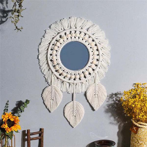 decorative objects & figurines home decoration mirror pendant bedroom hand-woven cotton thread wooden bead tapestry looking glass exquisite
decorative objects & figurines home decoration mirror pendant bedroom hand-woven cotton thread wooden bead tapestry looking glass exquisite