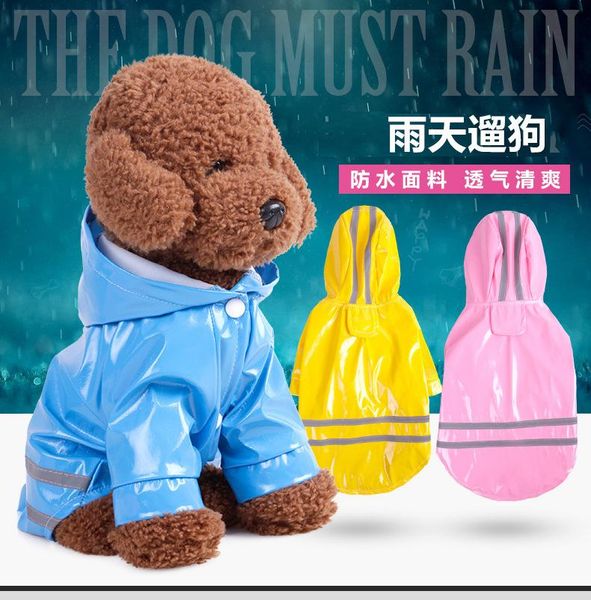dog apparel spring and summer pet raincoat cat clothes pu reflective hooded windproof
dog apparel spring and summer pet raincoat cat clothes pu reflective hooded windproof
