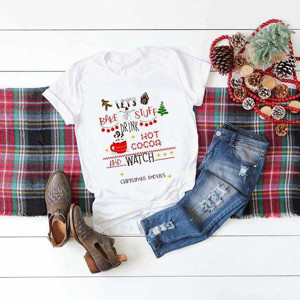 women's t-shirt christmas women casual harajuku fashion santa claus kawaii short sleeve tee o-neck home womens clothing, White
women's t-shirt christmas women casual harajuku fashion santa claus kawaii short sleeve tee o-neck home womens clothing, White