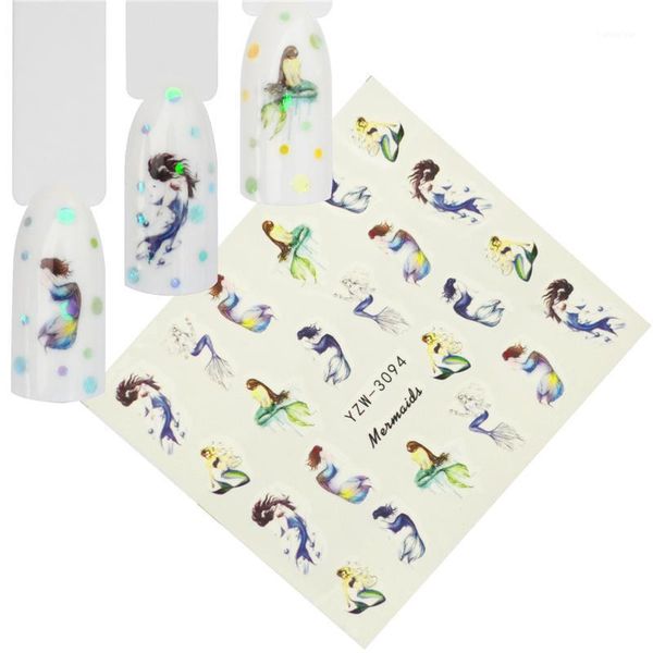 12 designs nail art mermaid flower pattern water transfer stickers decals sticker1, Black
12 designs nail art mermaid flower pattern water transfer stickers decals sticker1, Black