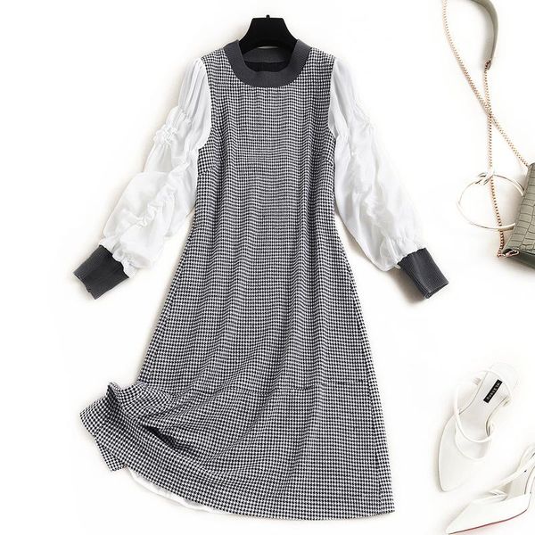 casual dresses boutique women's fashion bird dress women 2021 early autumn half-height collar lantern sleeve a- line 15082 vestido, Black;gray
casual dresses boutique women's fashion bird dress women 2021 early autumn half-height collar lantern sleeve a- line 15082 vestido, Black;gray