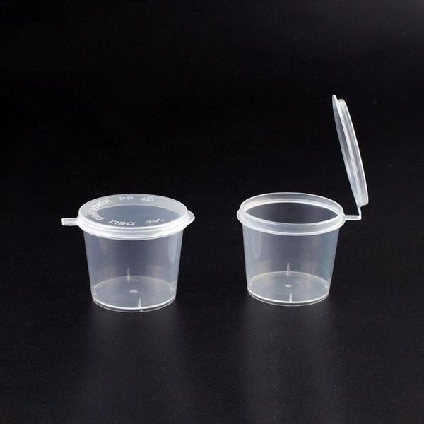 sauce containers 27ml plastic disposable cups storage with boxes lid c0h2 bottles & jars
sauce containers 27ml plastic disposable cups storage with boxes lid c0h2 bottles & jars