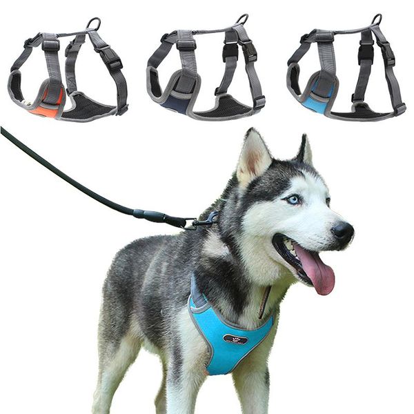 dog collars & leashes breathable no pull harness vest soft adjustable reflective oxford durable pet medium contro acessorios
dog collars & leashes breathable no pull harness vest soft adjustable reflective oxford durable pet medium contro acessorios