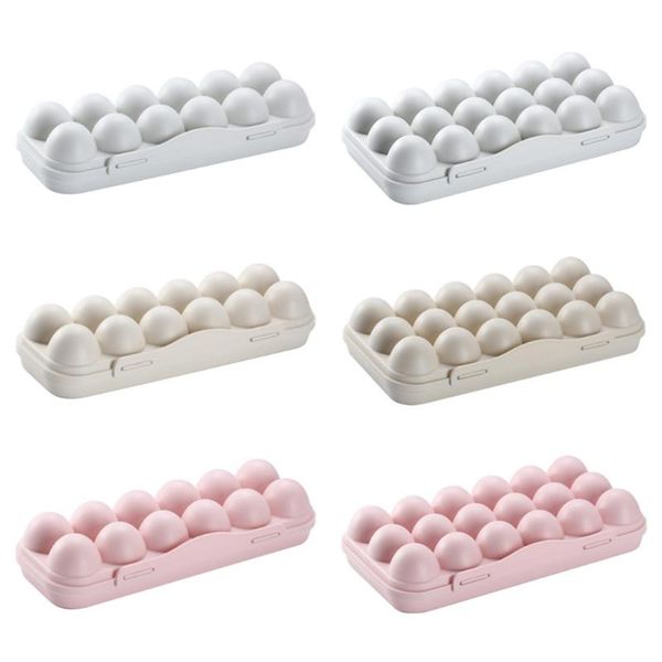 storage bottles & jars 12/18 grids egg box food container refrigerator with cover household kitchen shelf 1pc
storage bottles & jars 12/18 grids egg box food container refrigerator with cover household kitchen shelf 1pc