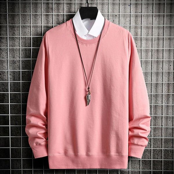 men's hoodies & sweatshirts huncher mens sweater crew neck pullover spring casual solid color jumper male fashion korean pink for men /, Black
men's hoodies & sweatshirts huncher mens sweater crew neck pullover spring casual solid color jumper male fashion korean pink for men /, Black