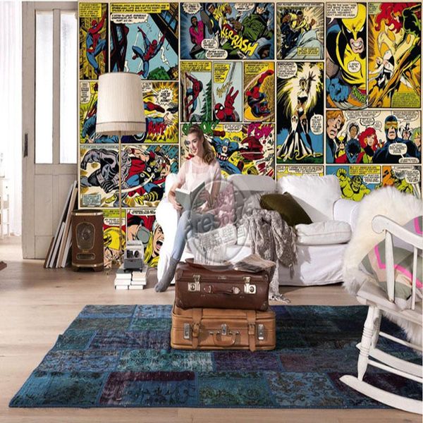 wallpapers cartoon wallpaper custom 3d mural po children's boy room bedroom decoration self adhesive 5d/8d papel de parede
wallpapers cartoon wallpaper custom 3d mural po children's boy room bedroom decoration self adhesive 5d/8d papel de parede