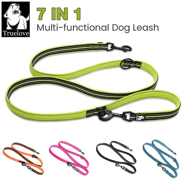 truelove 7 in 1 multi-function adjustable dog lead hand pet training leash reflective multi-purpose walk 2 dogs collars & leashes
truelove 7 in 1 multi-function adjustable dog lead hand pet training leash reflective multi-purpose walk 2 dogs collars & leashes
