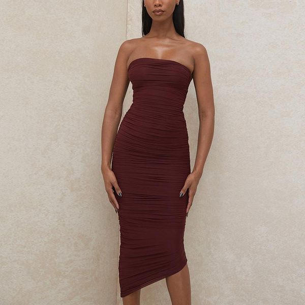 ethnic clothing wepbel women mesh ruched strapless bodycon dress ladies elegant sleeveless halter high waist slim fit pencil, Red
ethnic clothing wepbel women mesh ruched strapless bodycon dress ladies elegant sleeveless halter high waist slim fit pencil, Red