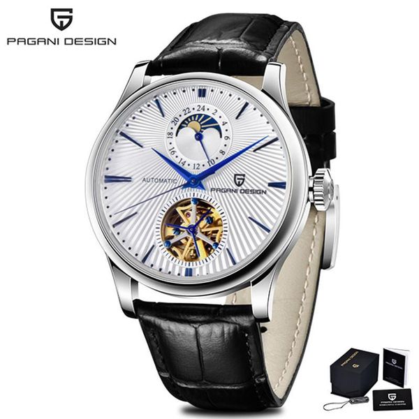wristwatches pagani design men watches automatic watch stainless steel waterproof mechanical wristwatch reloj hombre, Slivery;brown
wristwatches pagani design men watches automatic watch stainless steel waterproof mechanical wristwatch reloj hombre, Slivery;brown
