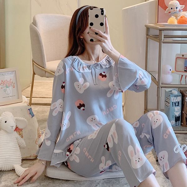 women's sleepwear spring summer ladies soft rayon pajamas set comfort plus size floral printed cute doll collar household wear ts8, Black;red
women's sleepwear spring summer ladies soft rayon pajamas set comfort plus size floral printed cute doll collar household wear ts8, Black;red