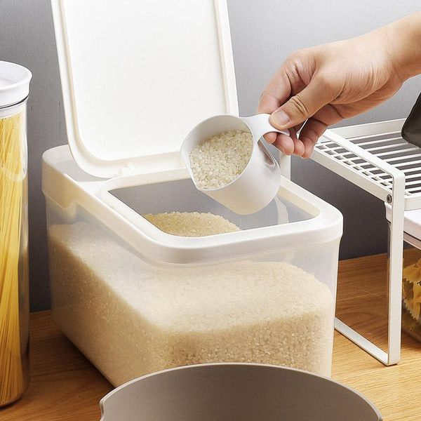storage bottles & jars plastic rice box kitchen container nano bucket insect-proof moisture-proof sealed for dog food supplies
storage bottles & jars plastic rice box kitchen container nano bucket insect-proof moisture-proof sealed for dog food supplies