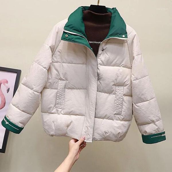 women's down & parkas fashion winter padded jacket women puffer coat style polyester fiber students wide-waisted casual bubble parka wa, Black
women's down & parkas fashion winter padded jacket women puffer coat style polyester fiber students wide-waisted casual bubble parka wa, Black