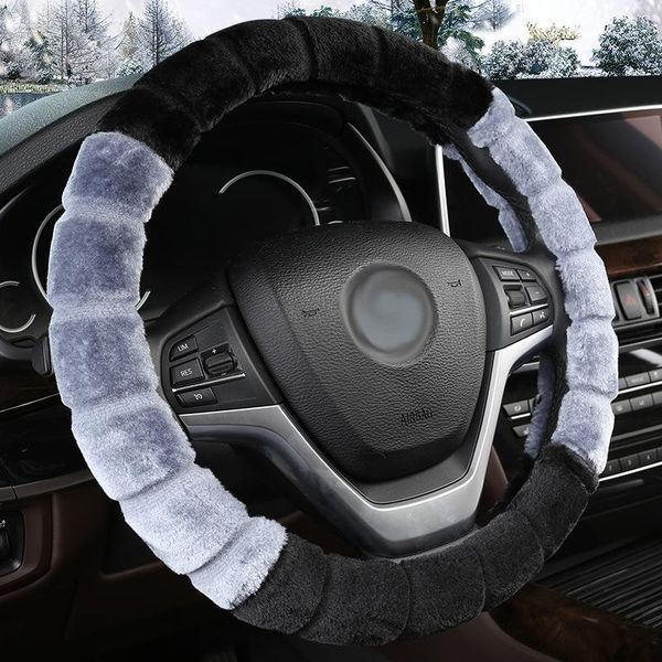 steering wheel covers car cover 38cm winter short plush fashion trend color contrast stitching warm
steering wheel covers car cover 38cm winter short plush fashion trend color contrast stitching warm