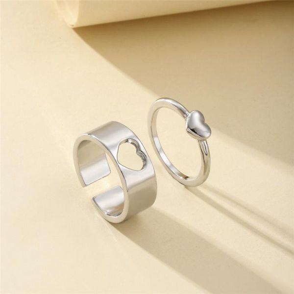 wedding rings trendy vintage love heart open set for women creative hollow couple engagement jewelry gifts wholesale, Slivery;golden
wedding rings trendy vintage love heart open set for women creative hollow couple engagement jewelry gifts wholesale, Slivery;golden