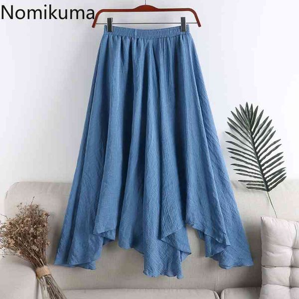 nomikuma irregular skirt women stretch high waist a line skirts unicolor all-match fashion japan style jupe longue femme 210514, Black
nomikuma irregular skirt women stretch high waist a line skirts unicolor all-match fashion japan style jupe longue femme 210514, Black