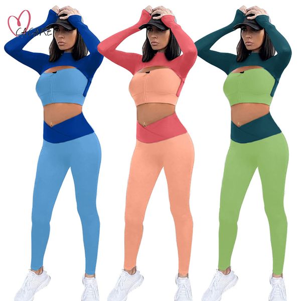 women's two piece pants slim tracksuit suit female pantsuits 2 pieces woman set cloth patchwork colors feminine clothes f3000 cacare, White
women's two piece pants slim tracksuit suit female pantsuits 2 pieces woman set cloth patchwork colors feminine clothes f3000 cacare, White