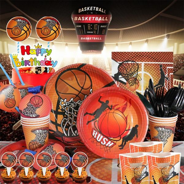 disposable dinnerware basketball party supplies tableware set paper plates cups napkins cake forks kids adults birthday decorations
disposable dinnerware basketball party supplies tableware set paper plates cups napkins cake forks kids adults birthday decorations