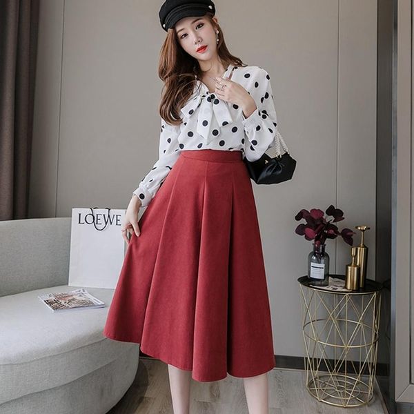 skirts autumn winter women casual high waist pleated warm long a-line umbrella vintage elastic big swing midi skirt, Black
skirts autumn winter women casual high waist pleated warm long a-line umbrella vintage elastic big swing midi skirt, Black