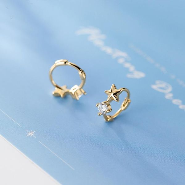 hoop & huggie mloveacc real 925 sterling silver clear cz simple tiny star earrings for women girl fashion korea fine jewelry, Golden;silver
hoop & huggie mloveacc real 925 sterling silver clear cz simple tiny star earrings for women girl fashion korea fine jewelry, Golden;silver