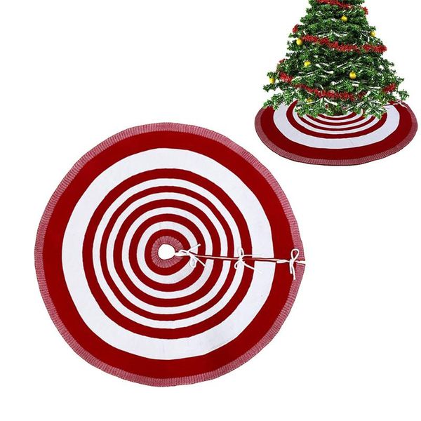 christmas decorations 122cm tree skirt carpet knitted stripe floor mat cover merry decor for year party accessories
christmas decorations 122cm tree skirt carpet knitted stripe floor mat cover merry decor for year party accessories