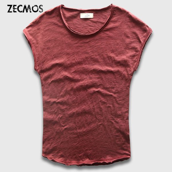 t-shirts fashion cotton tees sleeveless men tshirts slim fit curved hem t shirt male hippie summer menswea, White;black
t-shirts fashion cotton tees sleeveless men tshirts slim fit curved hem t shirt male hippie summer menswea, White;black