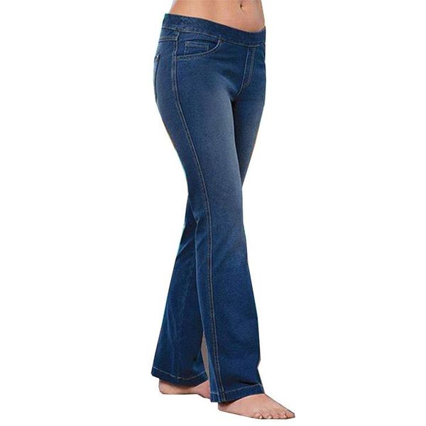 women's jeans woman middle-waisted washed show thin pants women embroidery bell bottom denim, Blue
women's jeans woman middle-waisted washed show thin pants women embroidery bell bottom denim, Blue