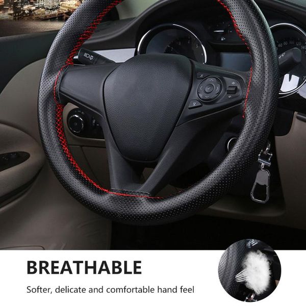 steering wheel covers diy car braid cover needles and thread artificial pu leather suite texture soft auto accessories
steering wheel covers diy car braid cover needles and thread artificial pu leather suite texture soft auto accessories