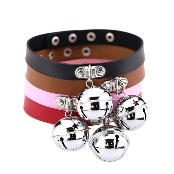 women girls harness harajuku anime necklaces bells pendant goth choker collar necklace neck chocker jewelry, Golden;silver
women girls harness harajuku anime necklaces bells pendant goth choker collar necklace neck chocker jewelry, Golden;silver