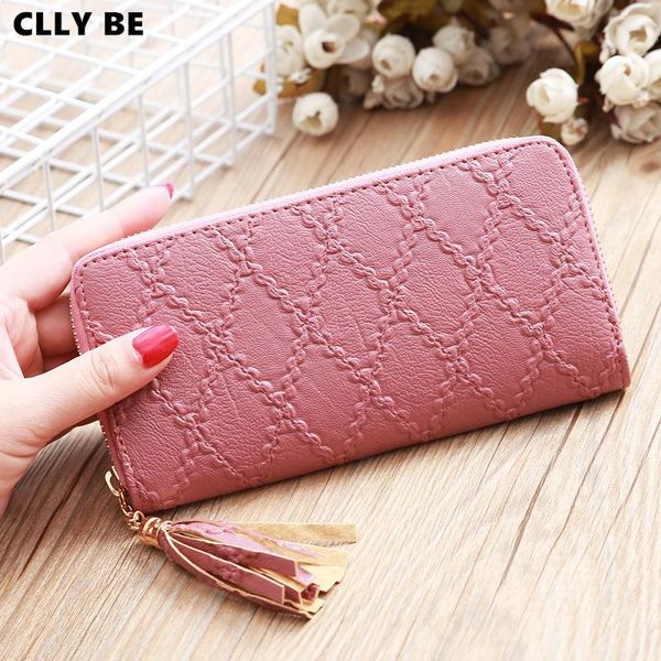 wallets women tassel long clutch wallet large capacity rhombic zipper female purse lady purses phone pocket card holder carteras, Red;black
wallets women tassel long clutch wallet large capacity rhombic zipper female purse lady purses phone pocket card holder carteras, Red;black