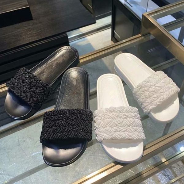 slippers women flat summer shoes female weave solid color designer woman fashion outdoor zapatos de mujer 2021, Black
slippers women flat summer shoes female weave solid color designer woman fashion outdoor zapatos de mujer 2021, Black