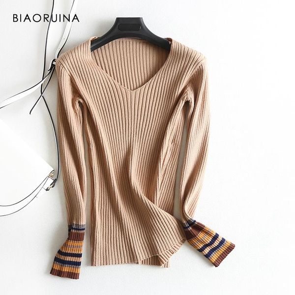 colors women's knrean style contrast knitted sweater female fashion v-neck all-match pullover sweaters, White;black
colors women's knrean style contrast knitted sweater female fashion v-neck all-match pullover sweaters, White;black