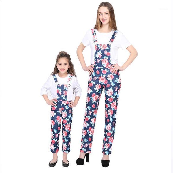 family matching outfits autumn print mother daughter one piece bib parent child short womens kids baby girl home clothes, Blue
family matching outfits autumn print mother daughter one piece bib parent child short womens kids baby girl home clothes, Blue