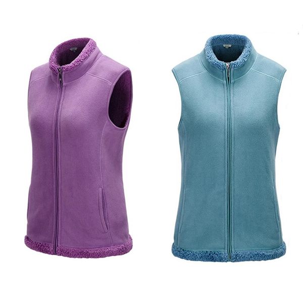 women's vests women casual fleece vest jacket sleeveless zipper bodywarmer gilet female stand collar autumn winter warm waistcoat, Black;white
women's vests women casual fleece vest jacket sleeveless zipper bodywarmer gilet female stand collar autumn winter warm waistcoat, Black;white