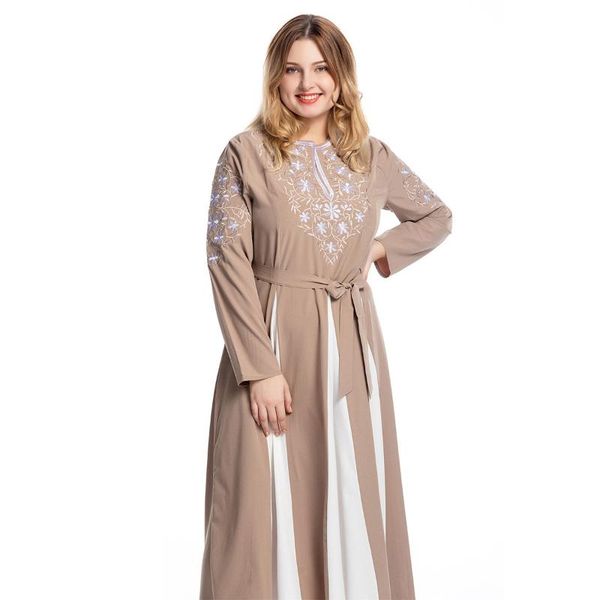 donsignet muslim dress fashion middle east eid dubai abaya turkey abya plus size embroidery o-neck long sleeve belt ethnic clothing, Red
donsignet muslim dress fashion middle east eid dubai abaya turkey abya plus size embroidery o-neck long sleeve belt ethnic clothing, Red
