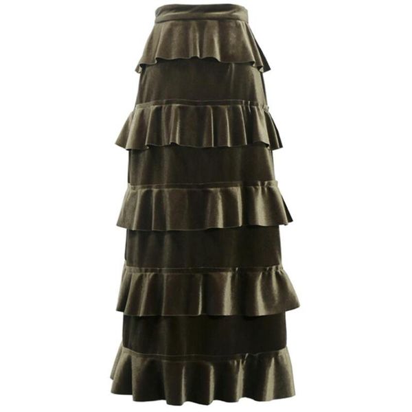 skirts 2021 autumn and winter gold velvet skirt women cake high waist pleated all match a-line plus size 3xl, Black
skirts 2021 autumn and winter gold velvet skirt women cake high waist pleated all match a-line plus size 3xl, Black