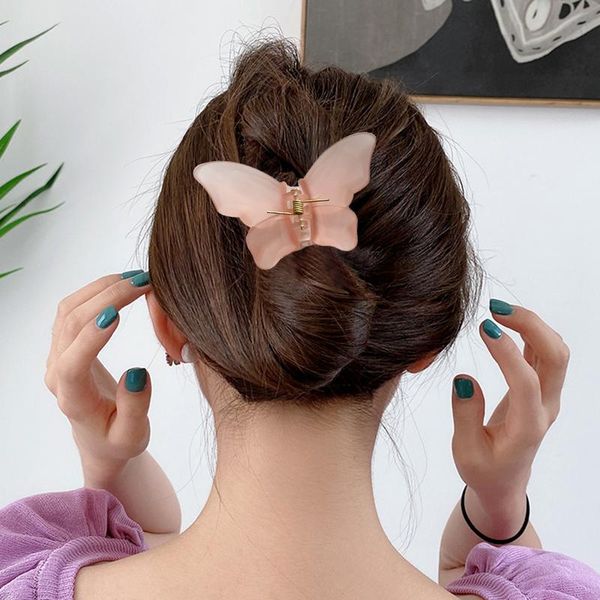 hair accessories 1pcs women butterfly claw realistic strong hold grip solid color sweet headwear
hair accessories 1pcs women butterfly claw realistic strong hold grip solid color sweet headwear