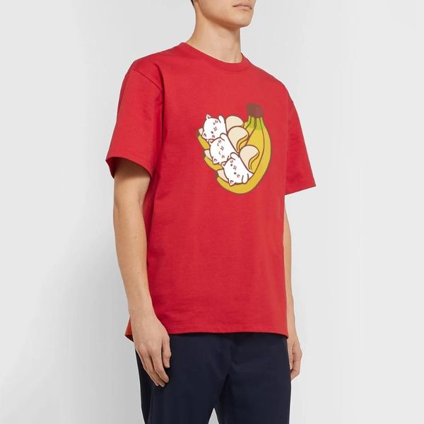 men's t-shirts mens o-neck loose logo design banana print men summer cotton harajuku short sleeve oversized t-shirt, White;black
men's t-shirts mens o-neck loose logo design banana print men summer cotton harajuku short sleeve oversized t-shirt, White;black