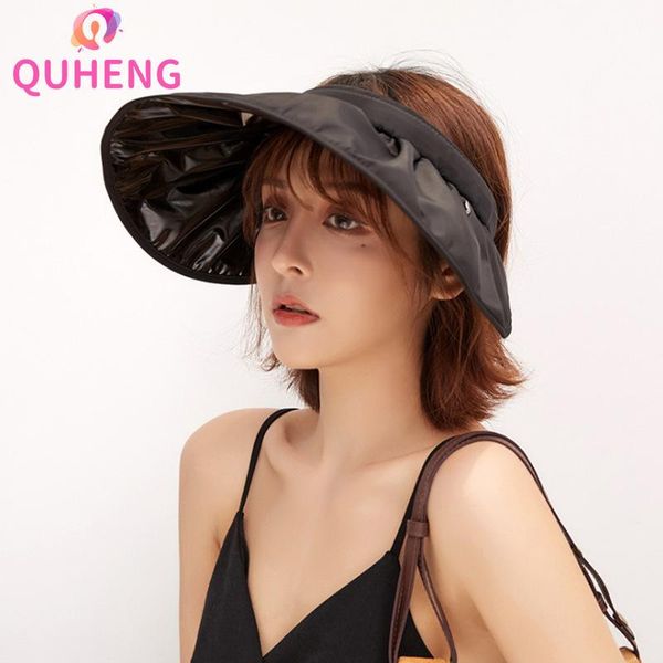 wide brim hats quheng summer big sunscreen empty hat female simple and versatile holiday beach foldable sun z67, Blue;gray
wide brim hats quheng summer big sunscreen empty hat female simple and versatile holiday beach foldable sun z67, Blue;gray